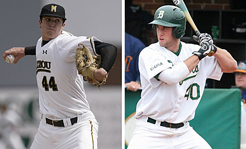 Gibson shut out Texas on six hits while Towe drove in 16 runs during the week.